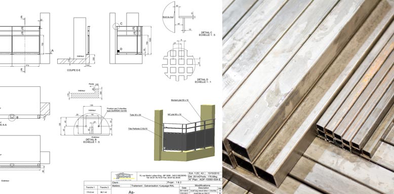 Conception, dimensionnement, étude et réalisation de plans de fabrication.
Des presses de 15 à 100 tonnes pour découper, former, emboutir et plier tous types de pièces.